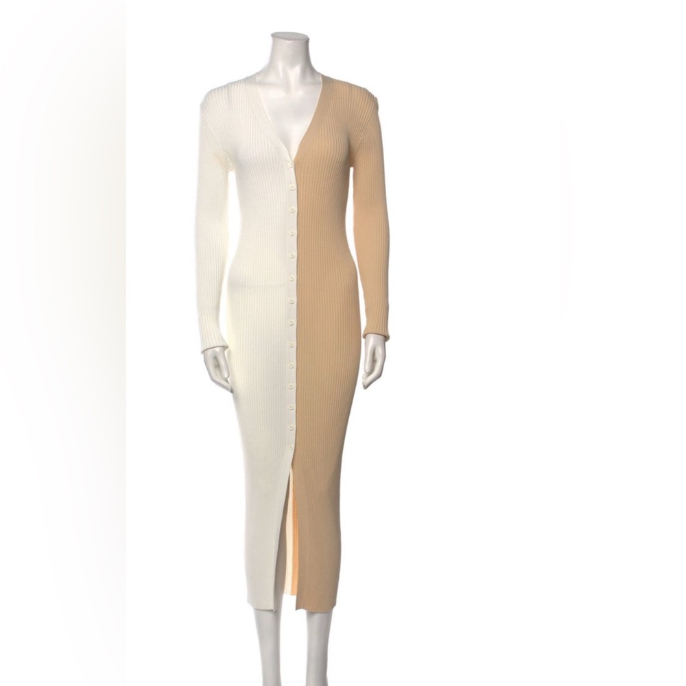 Staud Shoko color blocked dress